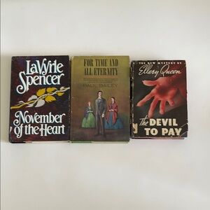 3 Books: The Devil to Pay, November of the Heart, For Time and All Eternity